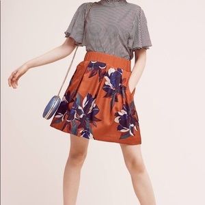 Anthropologie Maeve Maira Floral Skirt